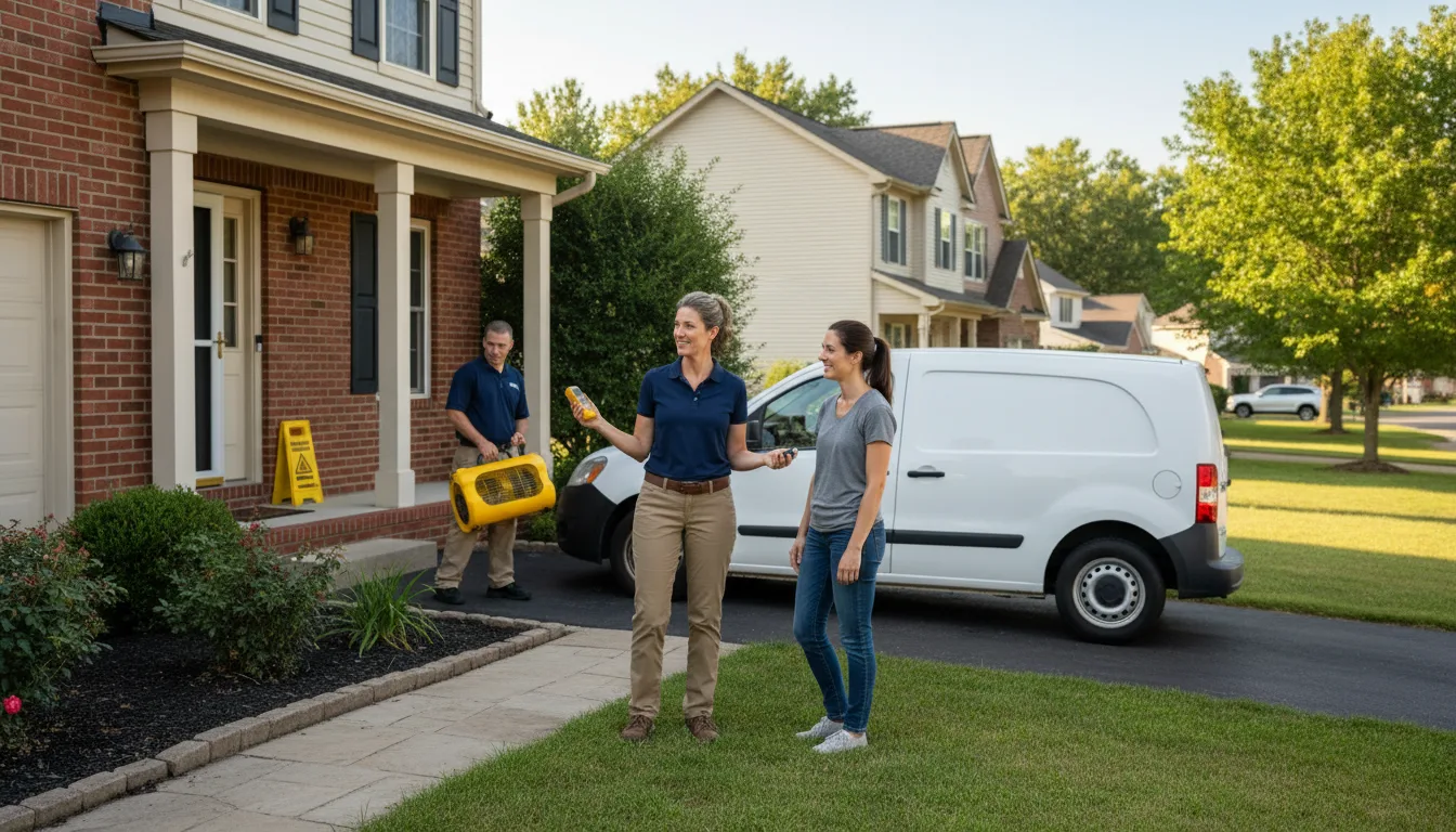 Water restoration image for Home Water Damage Repair in Olivehill, TN